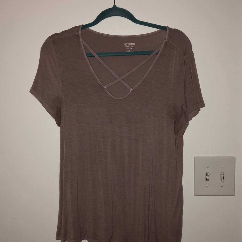 purple tee